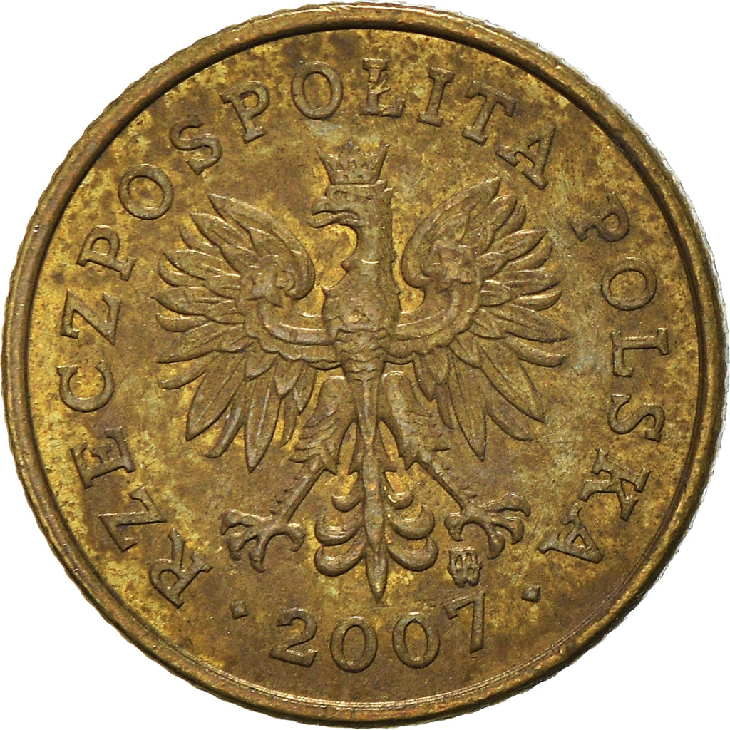 Moneta, Polonia, Grosz, 2007