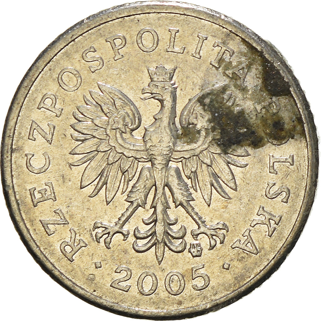 Monnaie, Pologne, 10 Groszy, 2005