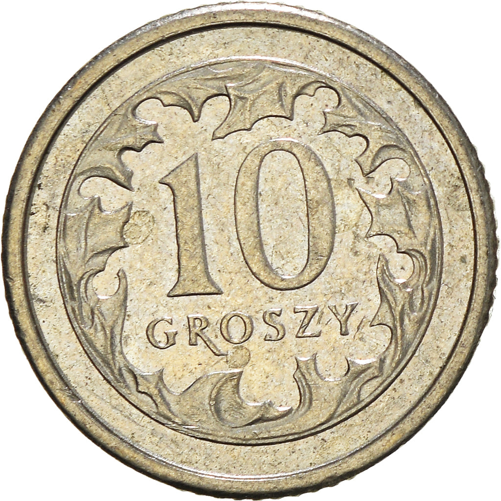 Coin, Poland, 10 Groszy, 2004