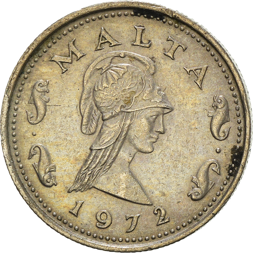 Munten, Malta, 2 Cents, 1972