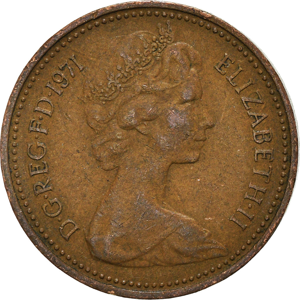 Moneta, Gran Bretagna, New Penny, 1971