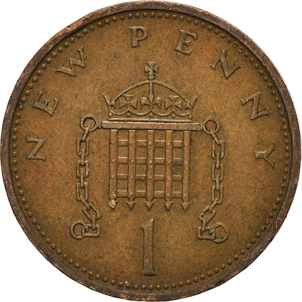 Moneta, Gran Bretagna, New Penny, 1971