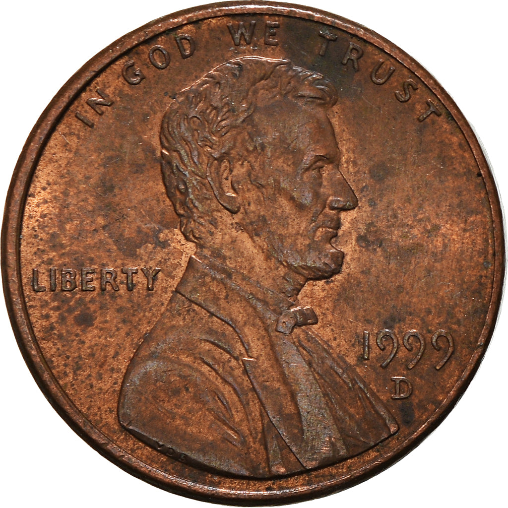 Coin, United States, Cent, 1999