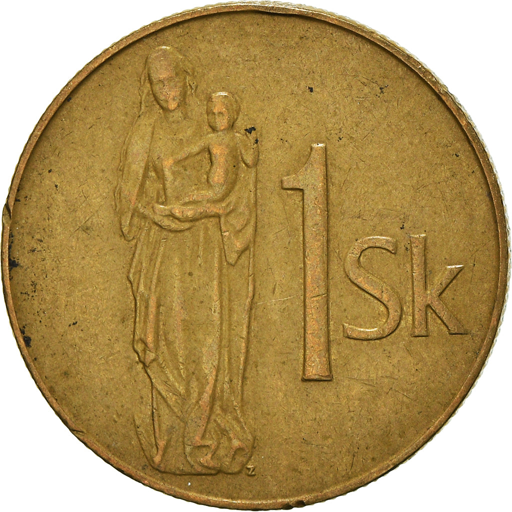 Coin, Slovakia, Koruna, 1993
