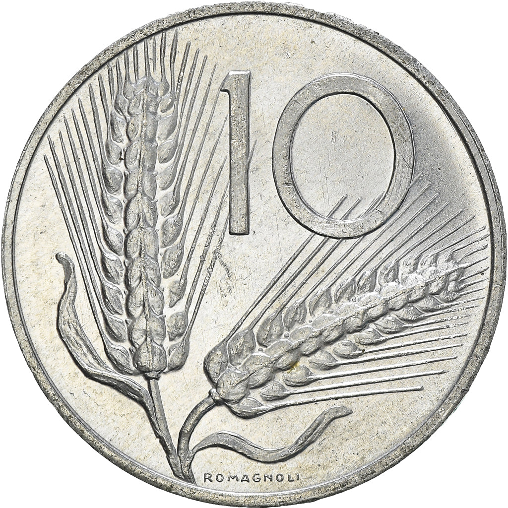 Monnaie, Italie, 10 Lire, 1970