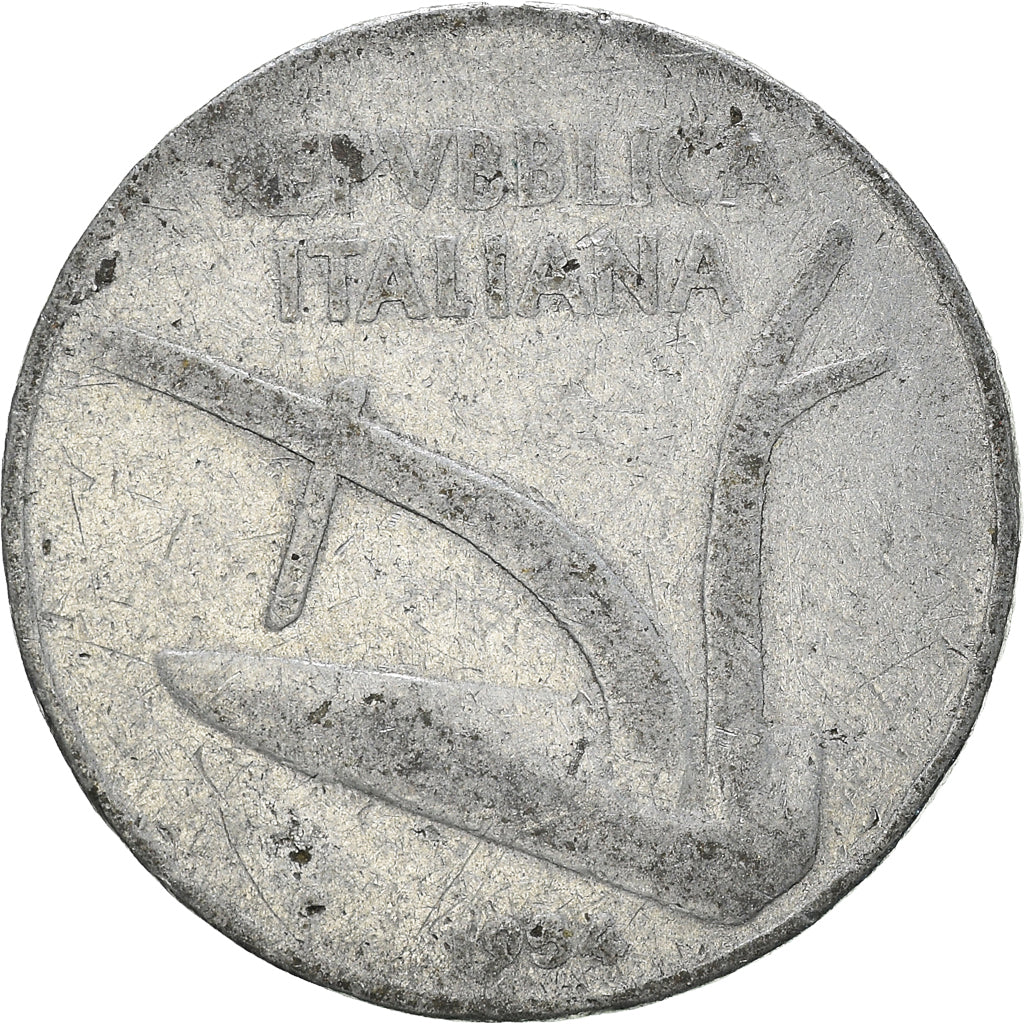 Moneta, Włochy, 10 Lire, 1934