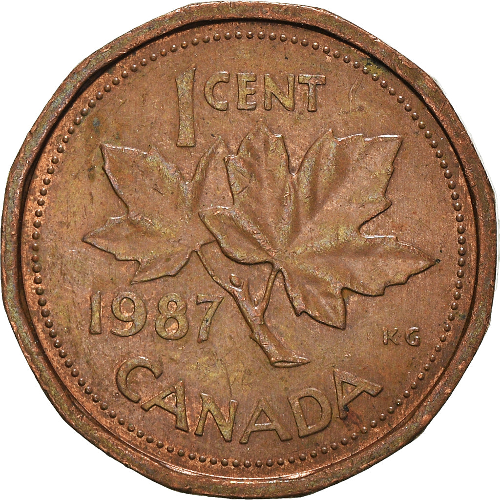 Moneta, Canada, Cent, 1987