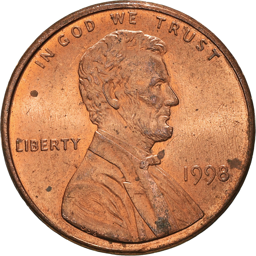 Moneta, Stati Uniti, Cent, 1998