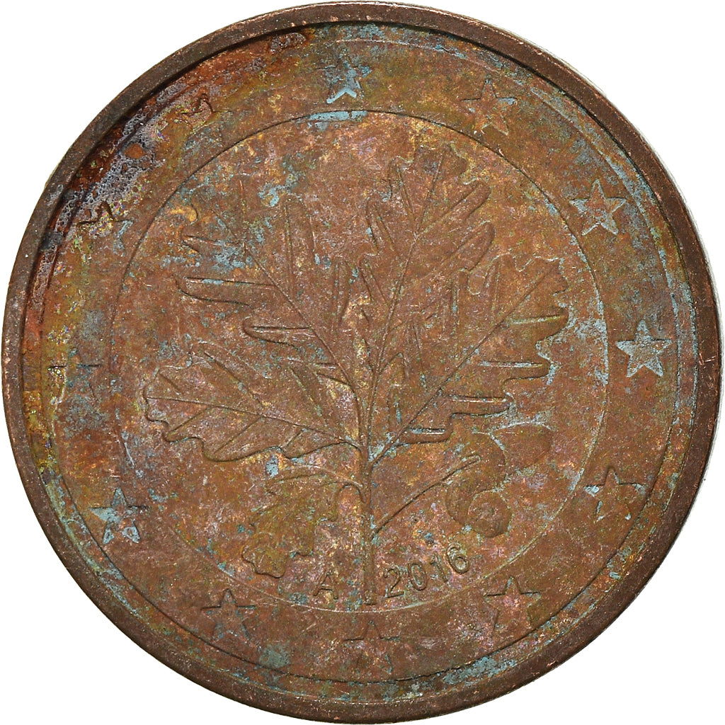 Moneta, Niemcy, 5 Euro Cent, 2016