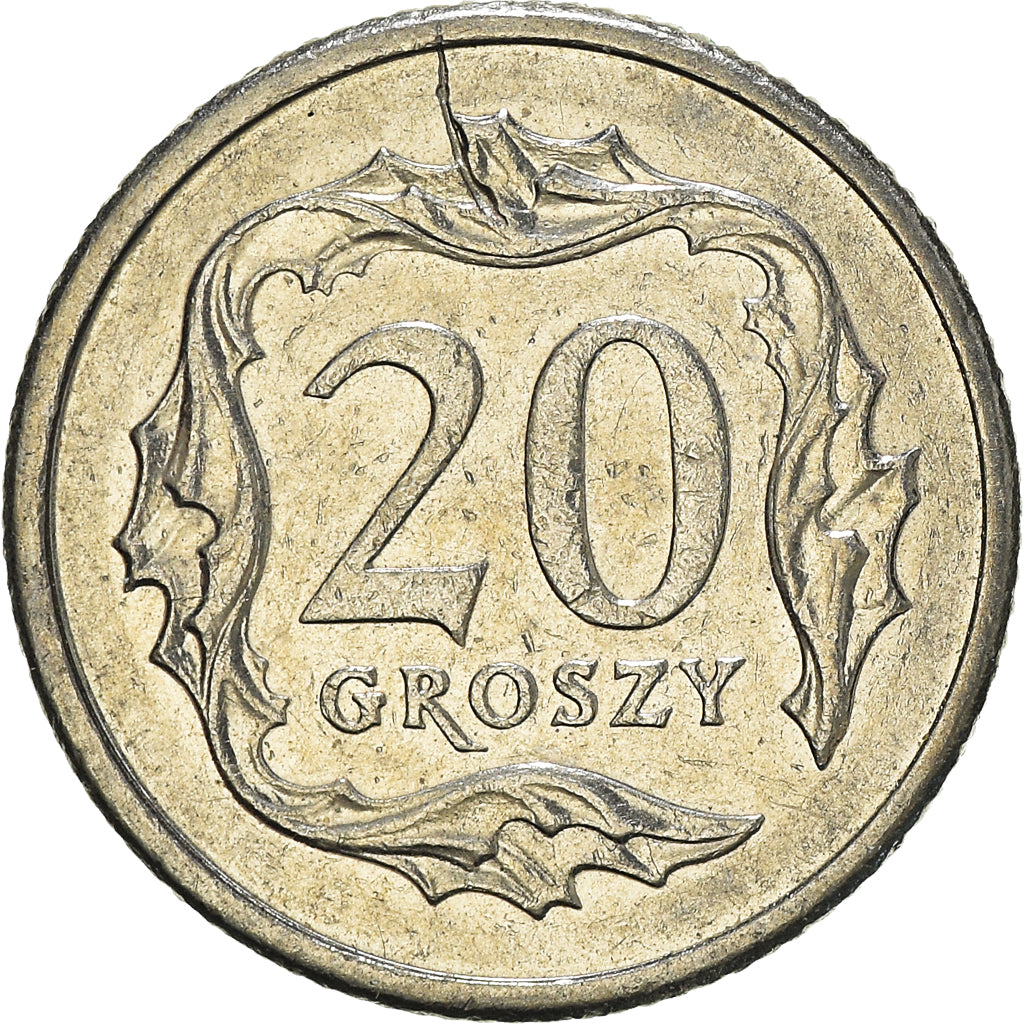 Monnaie, Pologne, 20 Groszy, 2009