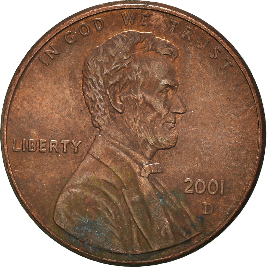 Münze, Vereinigte Staaten, Cent, 2001