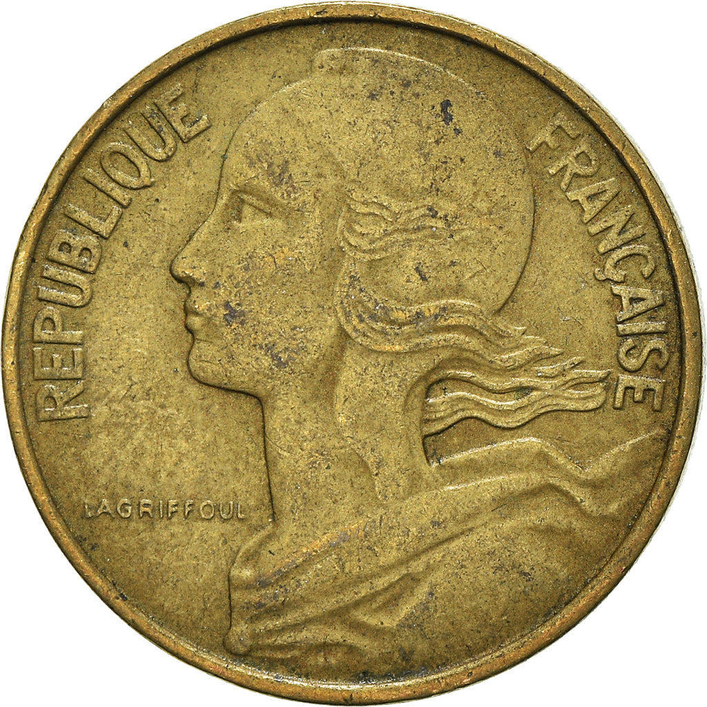 Münze, Frankreich, 10 Centimes, 1963