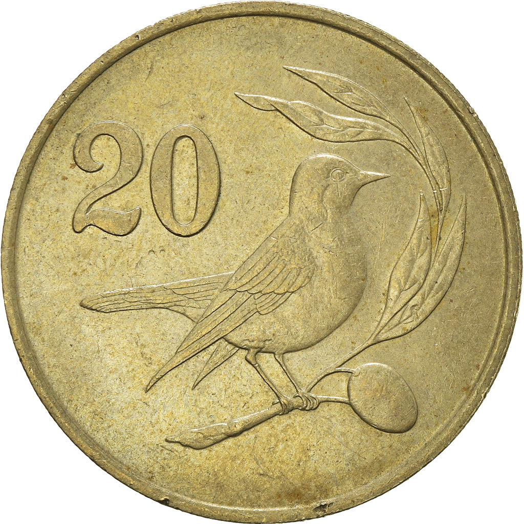 Monnaie, Chypre, 20 Cents, 1983