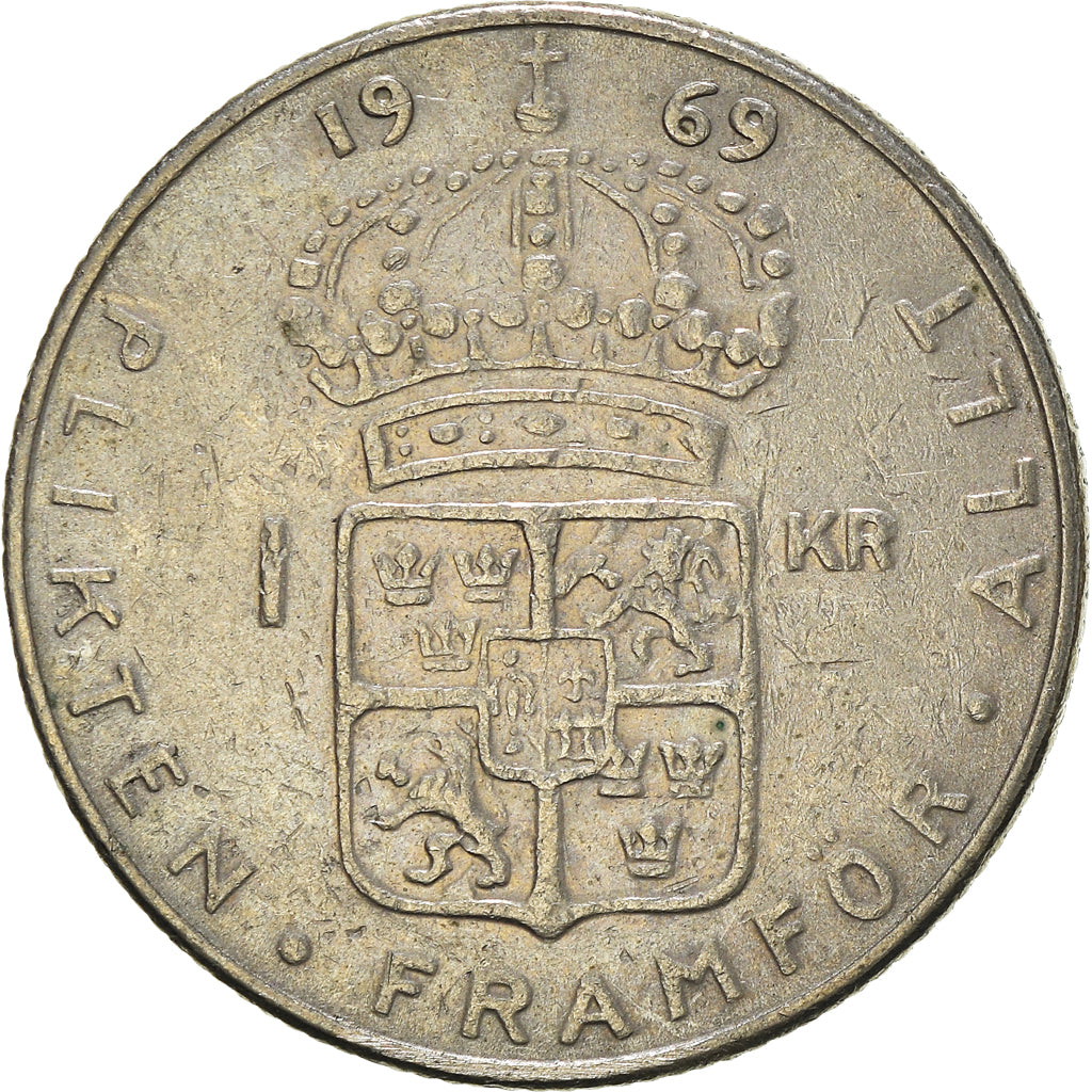 Moneta, Svezia, Krona, 1969