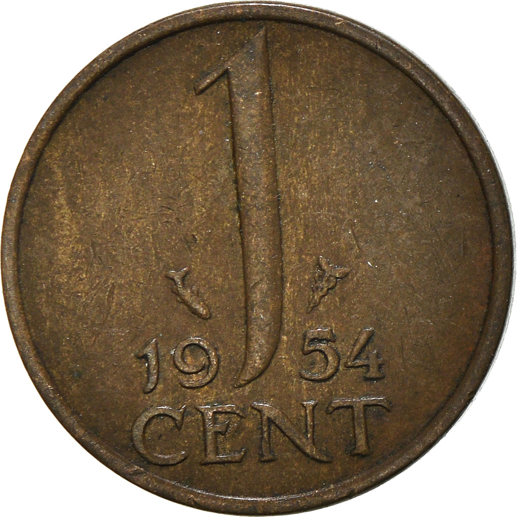 Monnaie, Pays-Bas, Cent, 1954