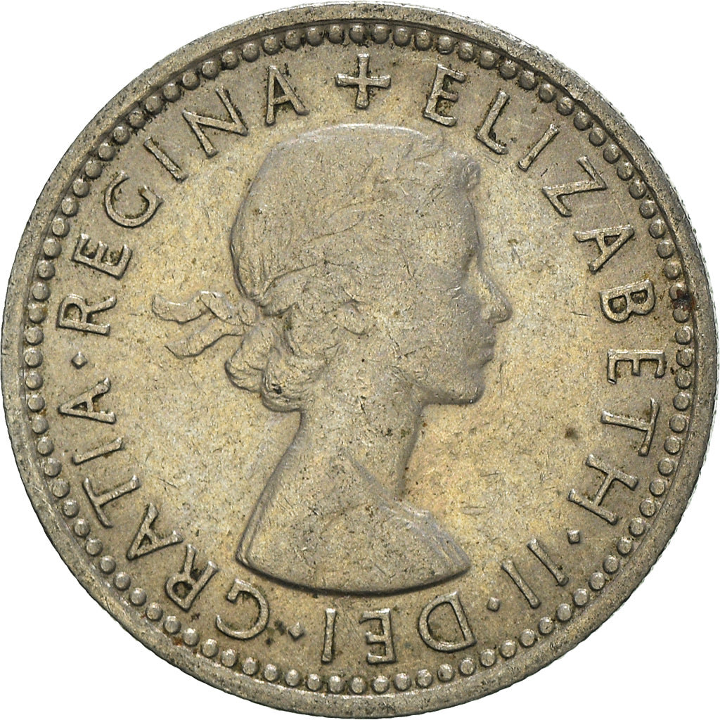Monnaie, Grande-Bretagne, 6 Pence, 1961