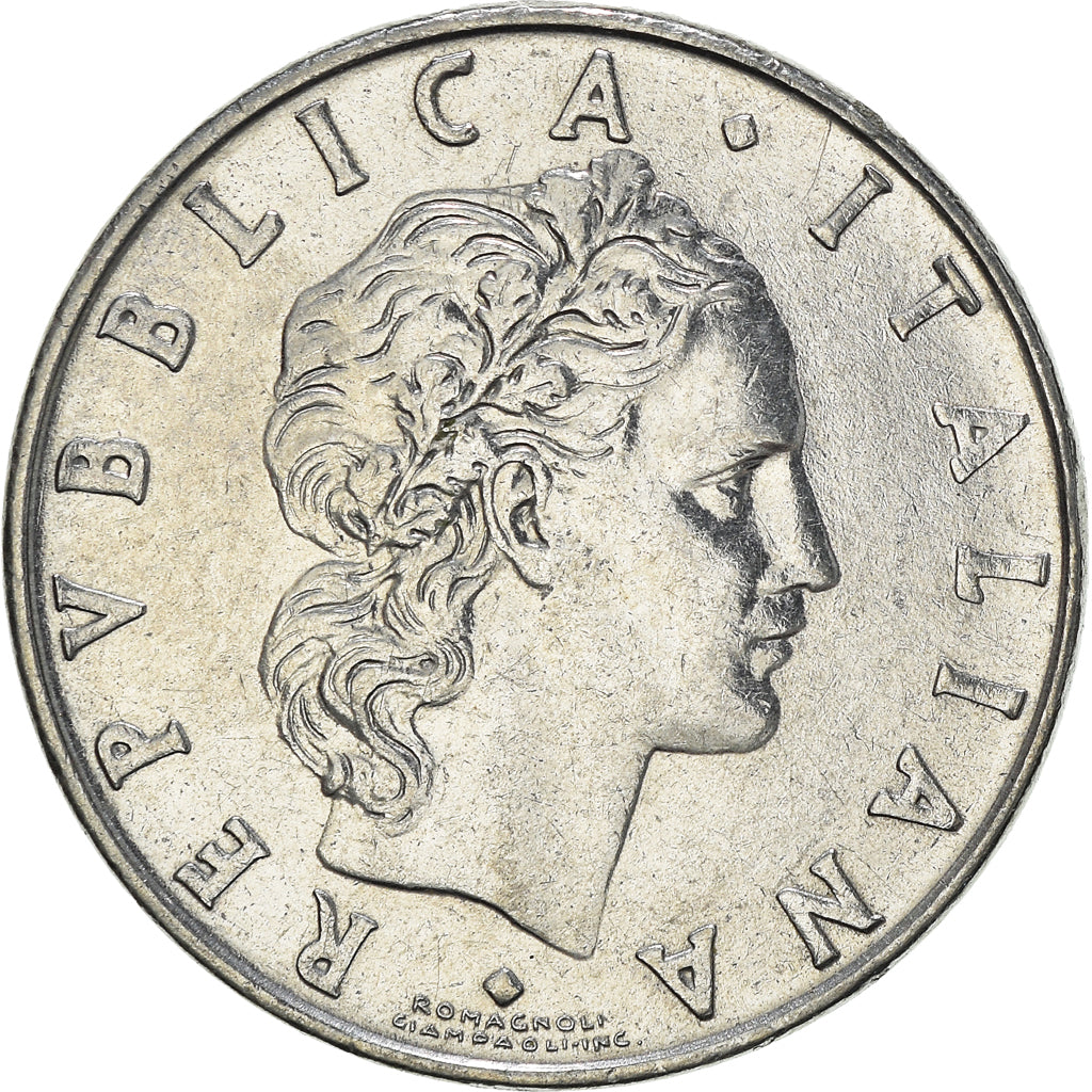 Munten, Italië, 50 Lire, 1971