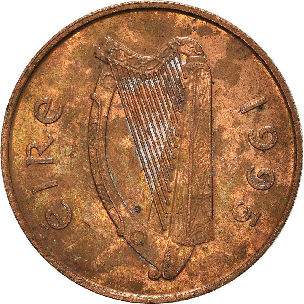 Münze, IRELAND REPUBLIC, 2 Pence, 1995
