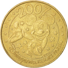 Tourist Token, Disneyland Paris "2007", 2007, MS(63), Monnaie de Paris