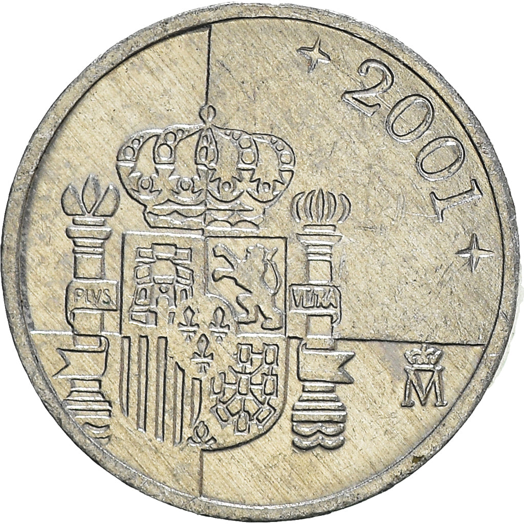 Coin, Spain, Peseta, 2001