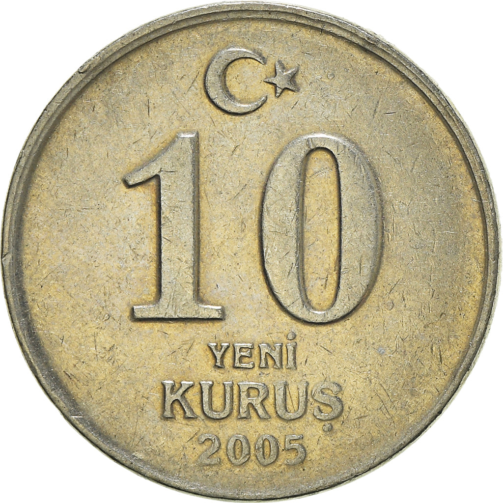 Munten, Turkije, 10 New Kurus, 2005