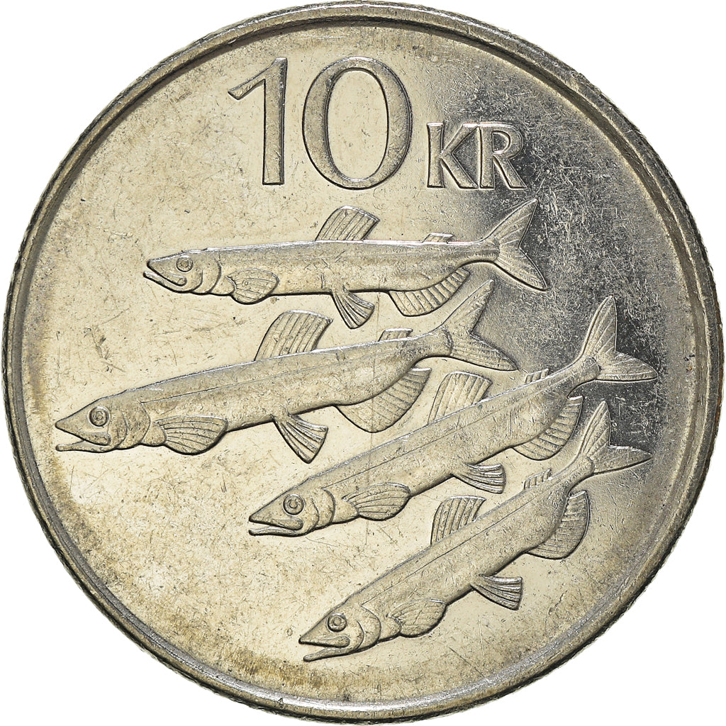 Moeda, Islândia, 10 Kronur, 2004