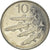 Coin, Iceland, 10 Kronur, 2004