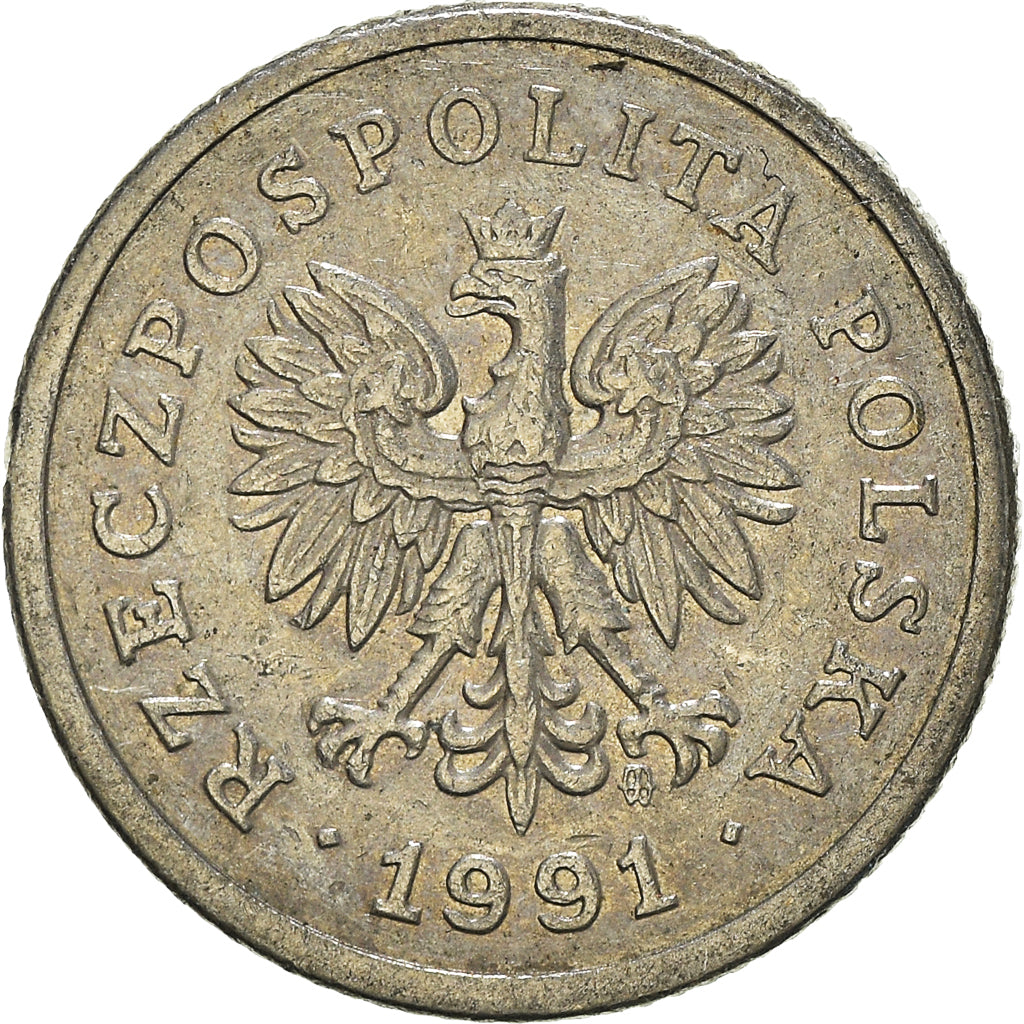 Moneta, Polonia, 20 Groszy, 1991