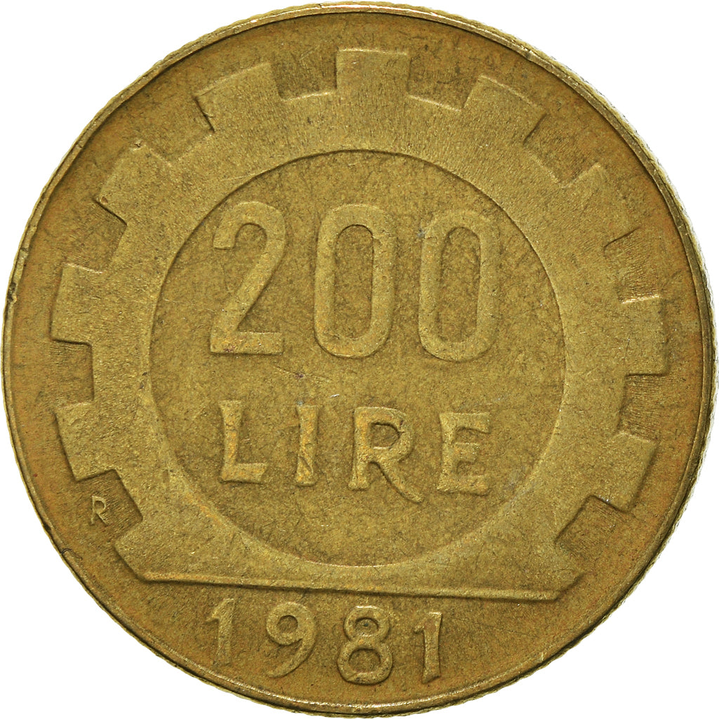 Moneta, Italia, 200 Lire, 1981