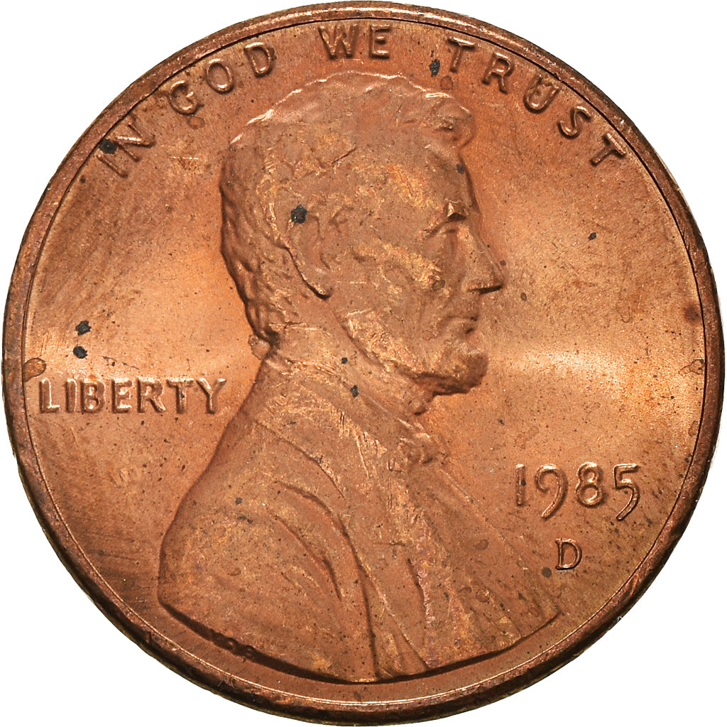 Moneta, Stati Uniti, Cent, 1985