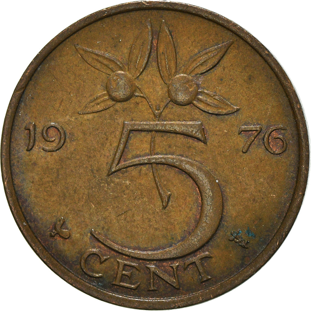 Monnaie, Pays-Bas, 5 Cents, 1976