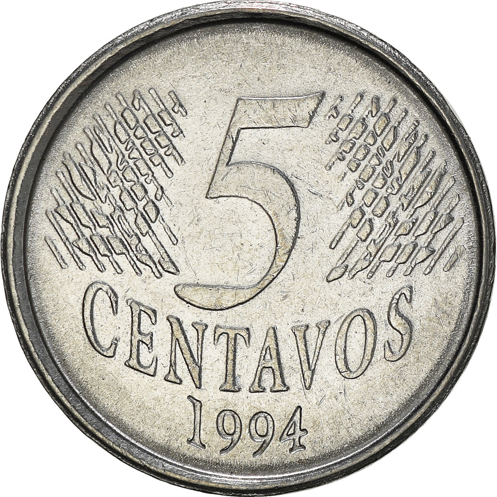 Munten, Brazilië, 5 Centavos, 1994