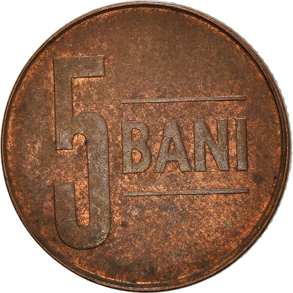 Monnaie, Roumanie, 5 Bani, 2005