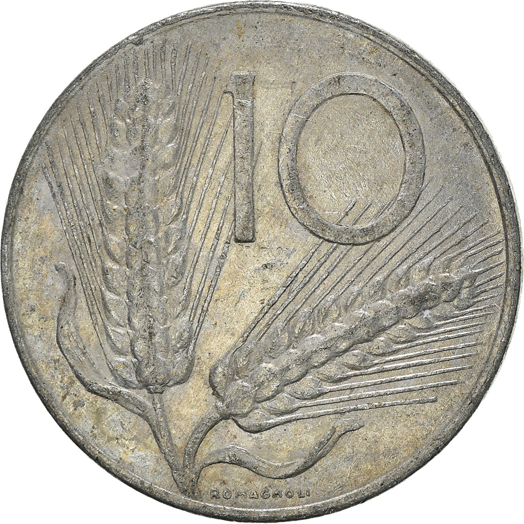 Moneta, Italia, 10 Lire, 1976