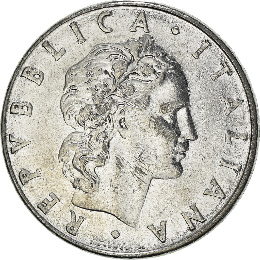 Moneta, Italia, 50 Lire, 1977