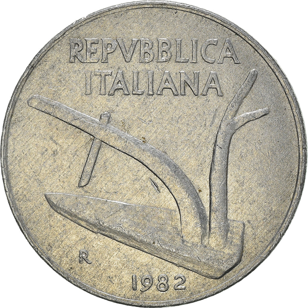 Moneta, Italia, 10 Lire, 1982