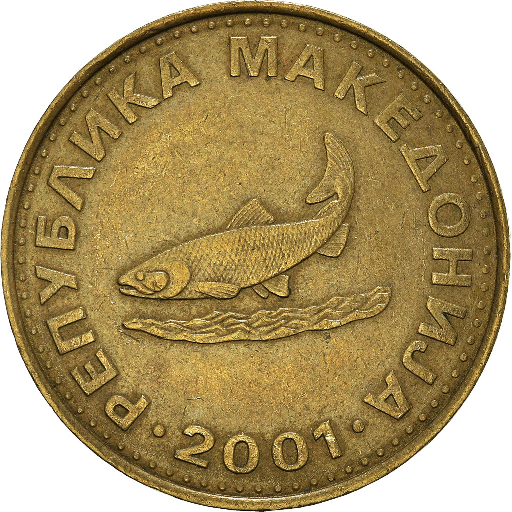 Monnaie, Macédoine, 2 Denari, 2001