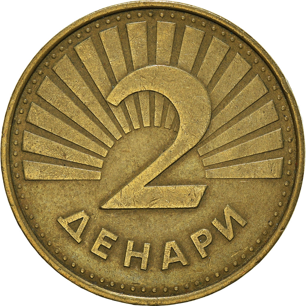 Monnaie, Macédoine, 2 Denari, 2001