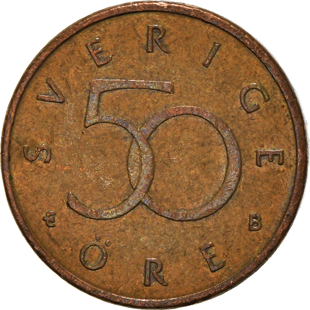 Coin, Sweden, 50 Öre, 2001