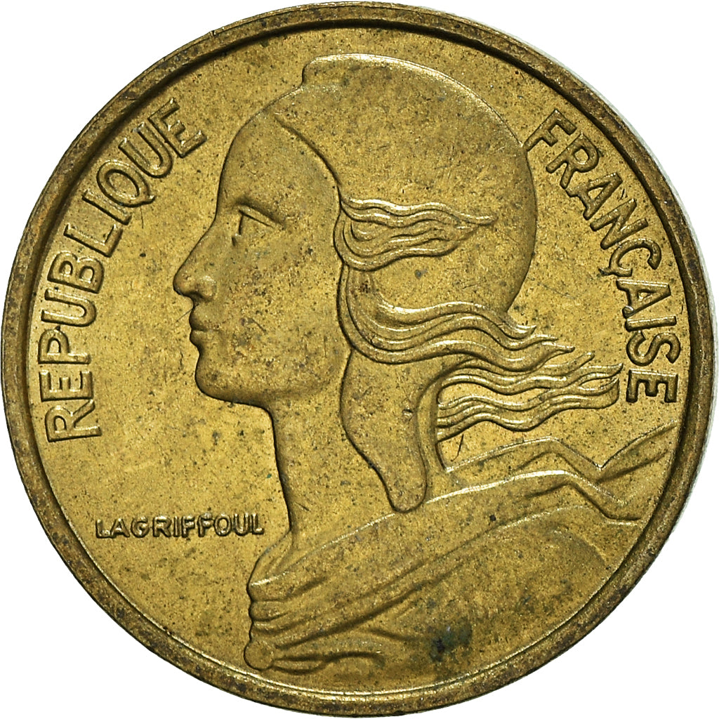 Moeda, França, 5 Centimes, 1969