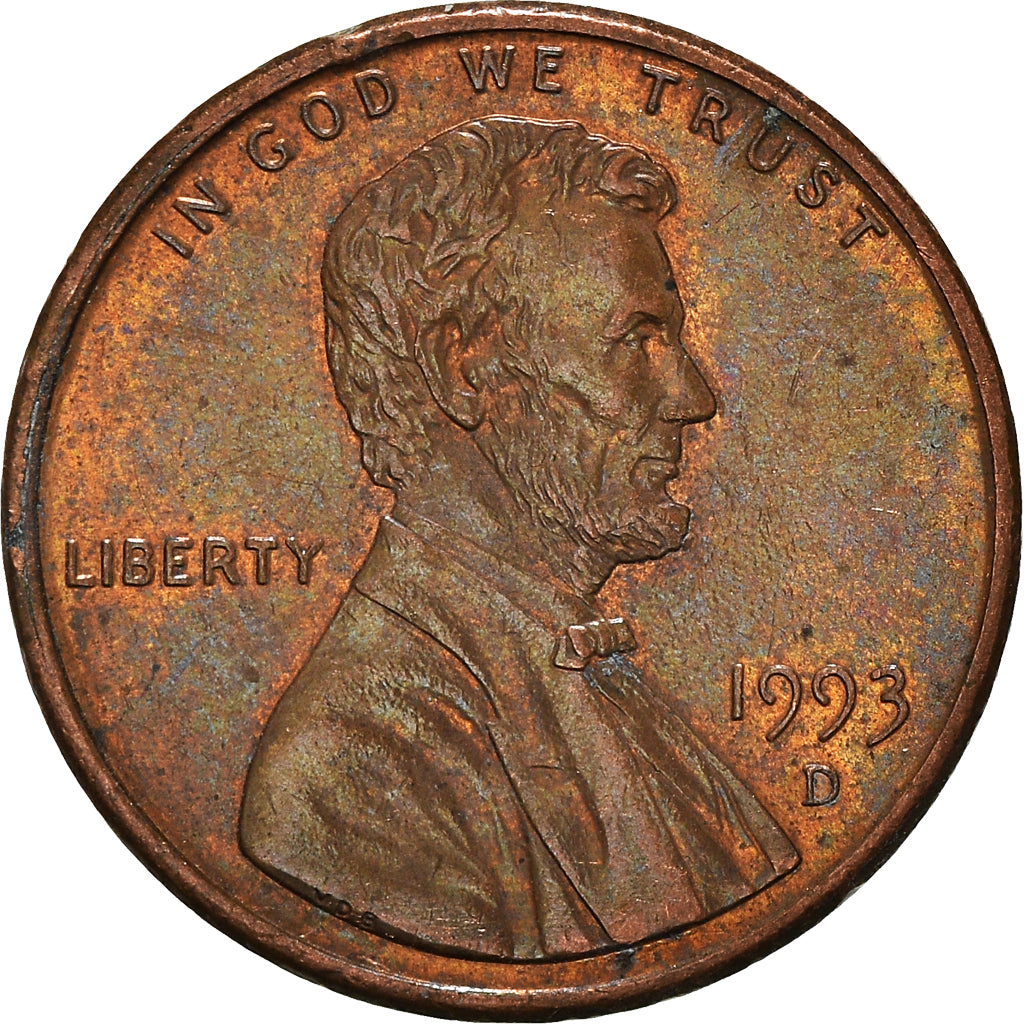 Moneta, Stati Uniti, Cent, 1993