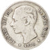 Spain, Alfonso XII, Peseta, 1876, Madrid, VF(30-35), Silver, KM:672