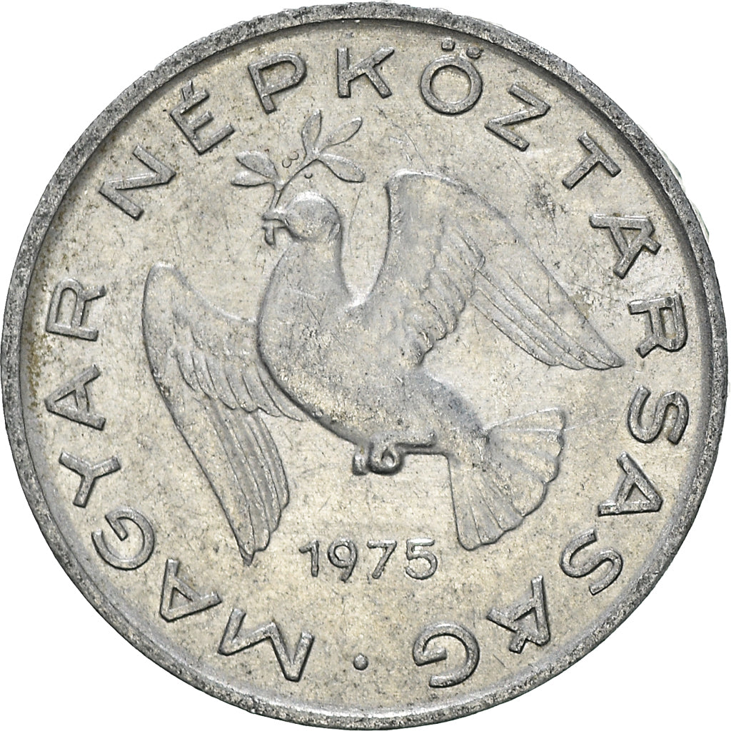 Monnaie, Hongrie, 10 Filler, 1975