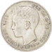Spagna, Alfonso XIII, Peseta, 1899, Madrid, BB, Argento, KM:706