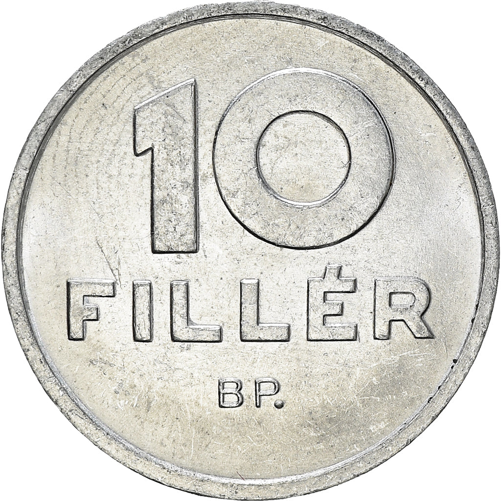 Moneda, Hungría, 10 Filler, 1990