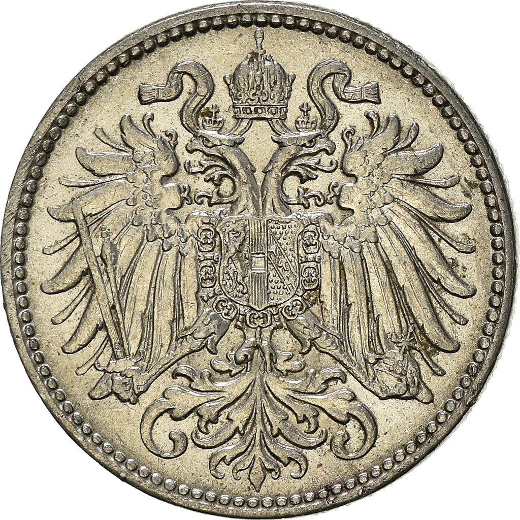 Coin, Austria, 10 Heller, 1909