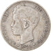 Moneda, España, Alfonso XIII, Peseta, 1899, Madrid, MBC, Plata, KM:706