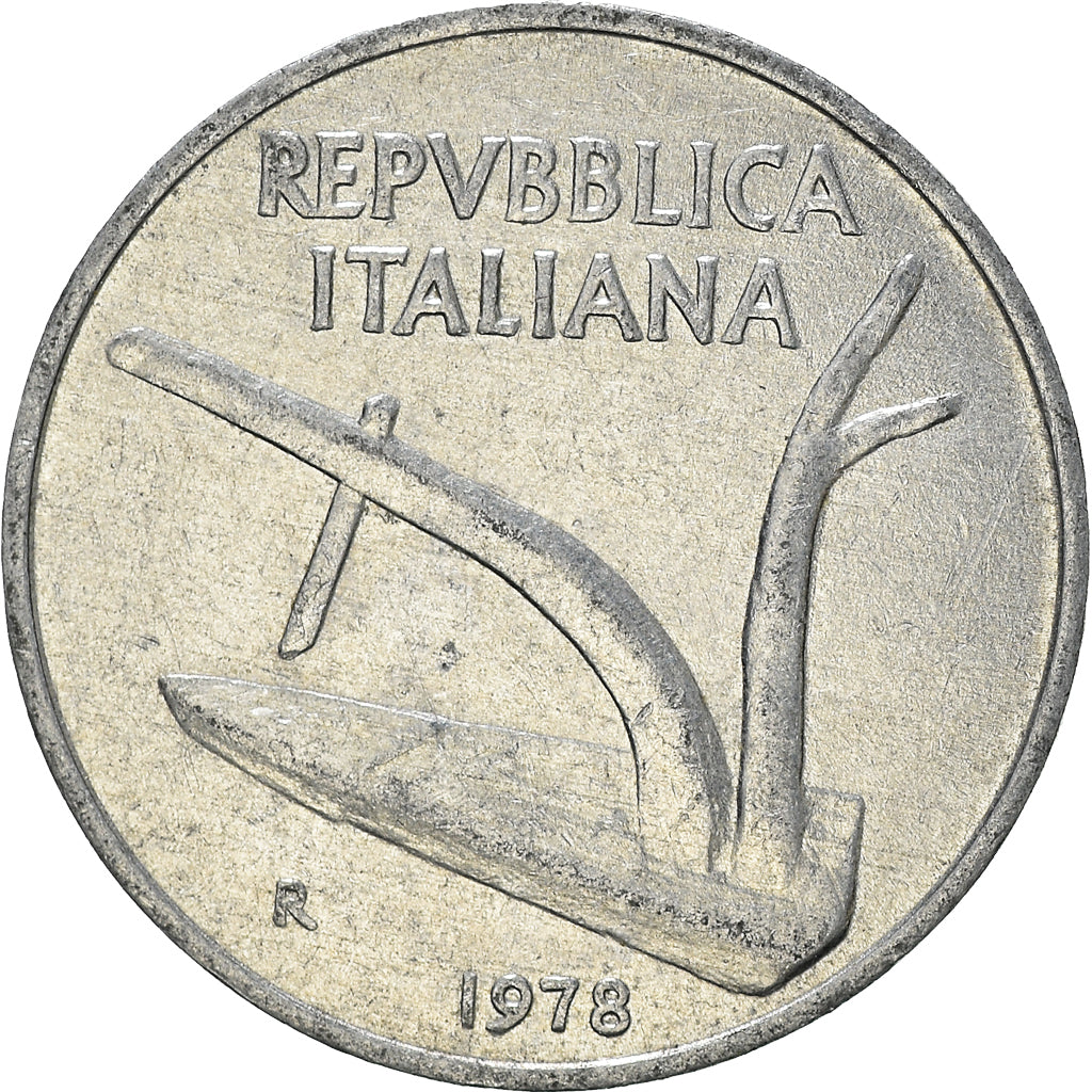 Moneta, Italia, 10 Lire, 1978