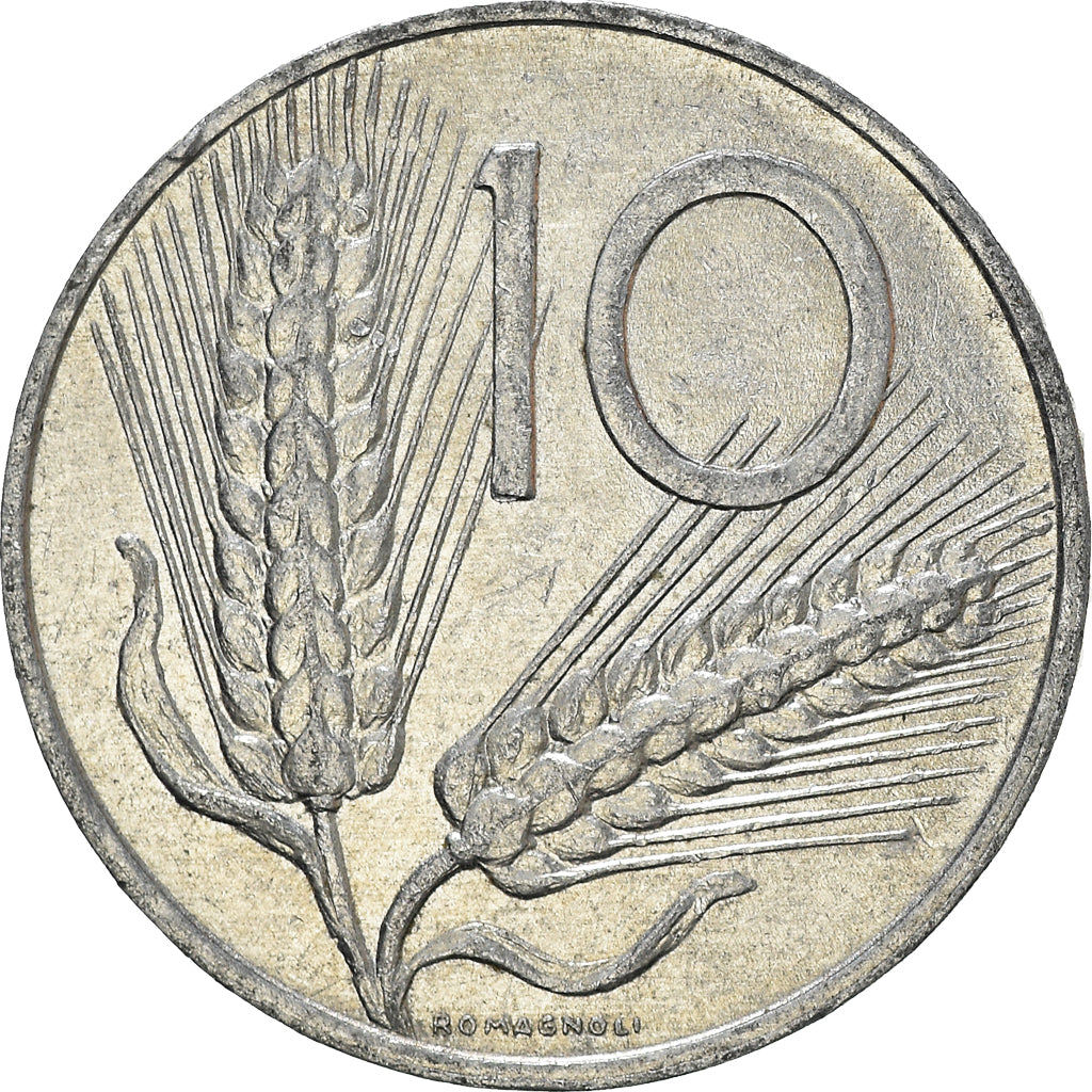 Moneta, Italia, 10 Lire, 1978