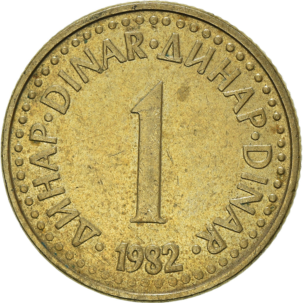 Coin, Yugoslavia, Dinar, 1982